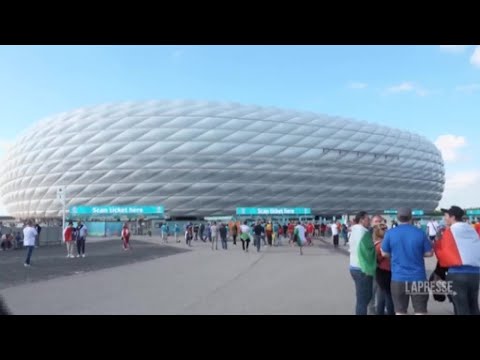 Euro 2020: Belgio-Italia, l'arrivo dei tifosi a Monaco per i quarti