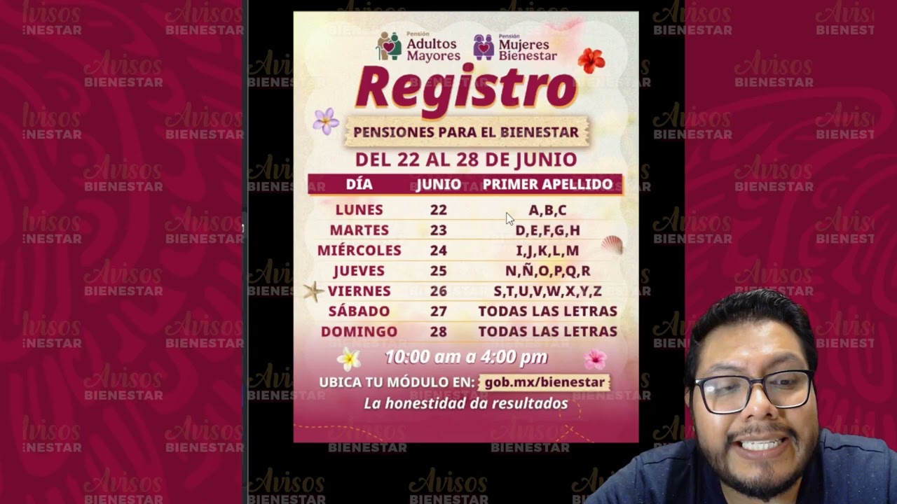 ¡YA INICIO! el registro a la pensión bienestar adultos mayores y pensión mujeres bienestar 60 y mas