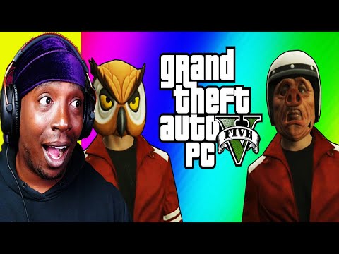 Reaction To Vanoss GTA 5 Heists #4 - Streme Spoats & Pacific Rim Job!