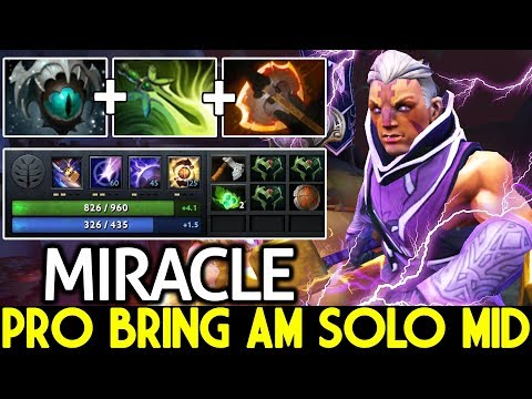 Miracle- [Anti Mage] Pro Player Bring AM Solo Mid Crazy Game 7.21 Dota 2