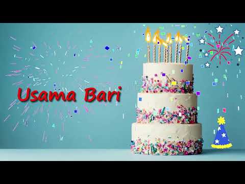 Usama Bari Birthday Cake | Happy Birthday Usama Bari | Birthday Song Usama Bari @wishes-for-you