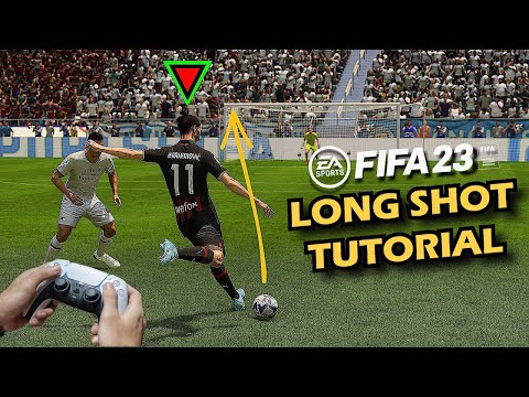 FIFA 23 LONG SHOT TUTORIAL - HOW TO SCORE CRAZY LONG SHOTS IN FIFA 23
