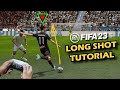 FIFA 23 LONG SHOT TUTORIAL - HOW TO SCORE CRAZY LONG SHOTS IN FIFA 23
