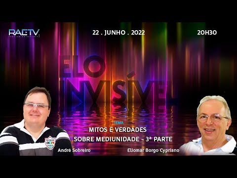 MITOS E VERDADES SOBRE MEDIUNIDADE 3ª parte - Elo Invisível #54- Eliomar Borgo e André Sobreiro
