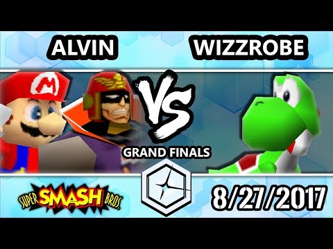 Shine 2017 Smash 64 - Alvin (Mario, Falcon) vs Fry's | Wizzrobe (Yoshi) - Super Smash Bros. GF