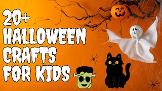 More than 20 FUN HALLOWEEN CRAFTS FOR KIDS | DIY HALLOWEEN DECORATION IDEAS AT HOME