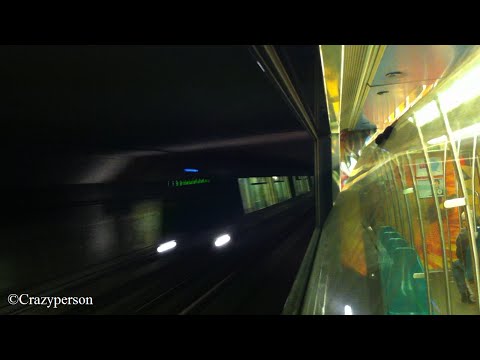 RET Metrorit (Door ruit / Through window) Marconiplein - Eendrachtsplein Rotterdam