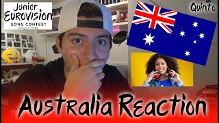 Junior Eurovision 2018 - AUSTRALIA - Quinto Reaction &amp; Review