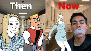 School Then Vs Now