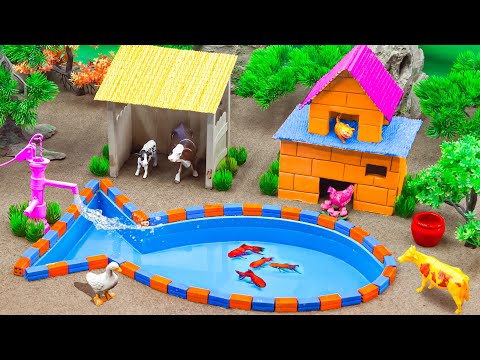 Top most creative diy miniature Countryside Farm - Cattle Farm Diorama - Barnyard for Animals