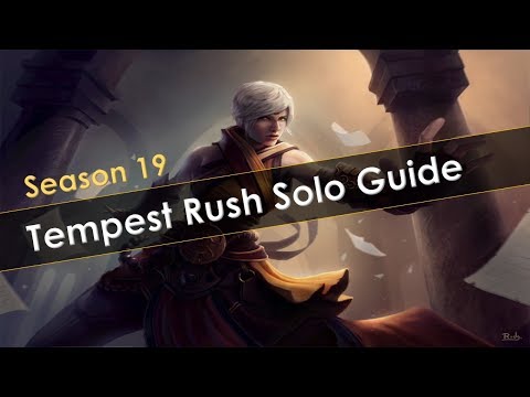 Diablo 3 Tempest Rush Solo Monk Push Build Guide