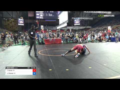 Junior FS 160 Round of 64 - Terrance Parks (NY) vs. Jaron Chavez (ID)