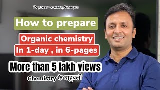 Organic Chemistry in 1 day in 6 pages .#part-1