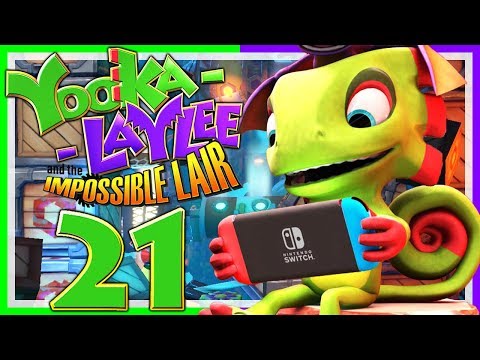 YOOKA-LAYLEE AND THE IMPOSSIBLE LAIR # 21 🐝 Übles Ufer um 90° gedreht!