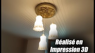 Je fabrique un lustre en impression 3D