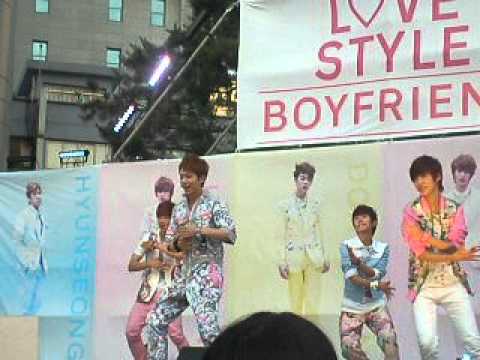 120617 BOYFRIEND 江南　ゲリラライブ①Don't Touch My Girl