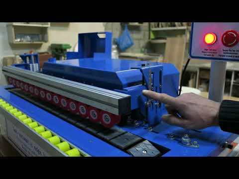 Полувтоматический кромкооблицовочный станок Wood Fung MY06D ч. 2 Тест перед настройкой