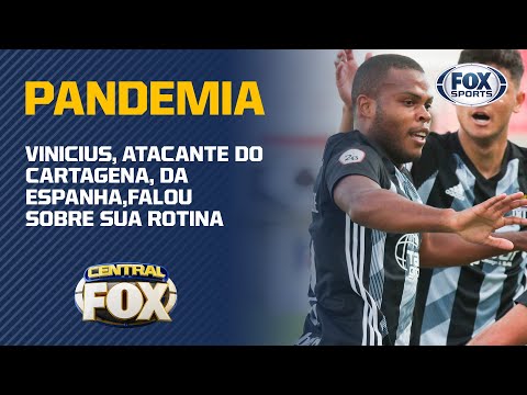 FALA, TANQUE!; Vinicius, atacante do Cartagena-ESP, conta sua rotina com a pandemia do coronavirus