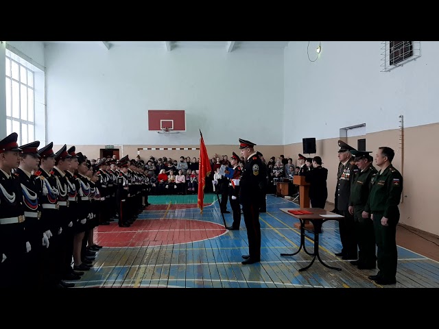 Тәтеш кадет мәктәп-интернаты укучыларының кадет Антын кабул итү тантанасы. (2)