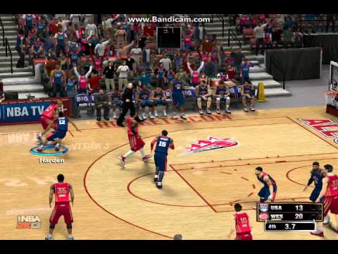Larong Pinoy NBA 2k13 USA Basketbal Team vs West All Stars 4th QTR Part 5