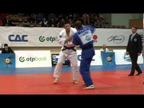 Judo European Open Budapest 2013: Yusuke KUMASHIRO (JPN) - Karolis BAUZA (LTU) 1/4 Final [-100kg]