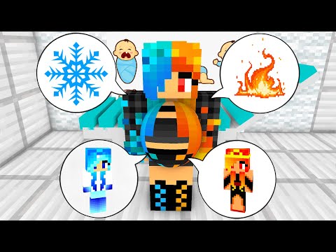 Monster School : ALL SEASON Cute Girl Heroes & Cute Baby Girl ANIMALS - Minecraft Animation