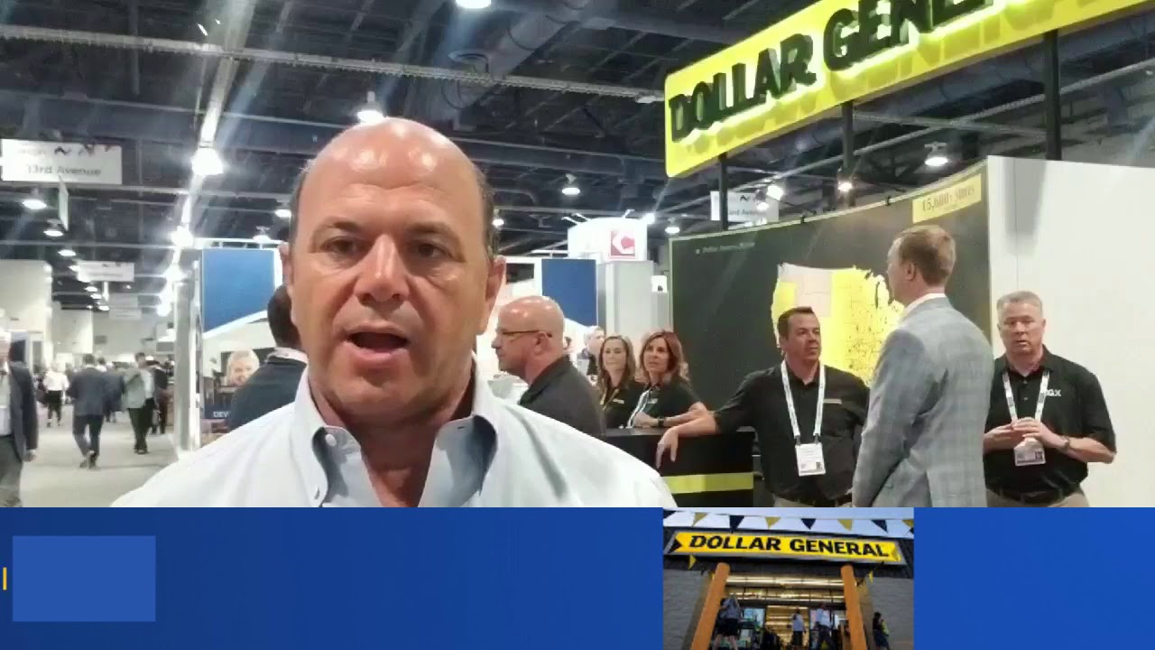 Chris Marabella at The Dollar General Booth,  ICSC RECON Las Vegas 2019