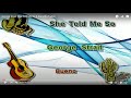 George Strait She Told Me So B Karaoke/Lyrics