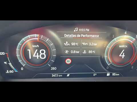 Ford Focus ST 2.3 6MT (2021)  / 80-160 Km/h (4th gear).