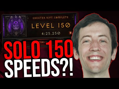 Diablo 3 - GR150 Solo LoD WoL Monk Speeds?!