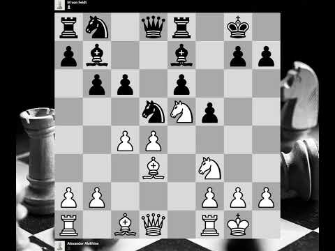Alexander Alekhine vs M. von Feldt, Blindfold simultaneous, Tarnopol AUH, 1916