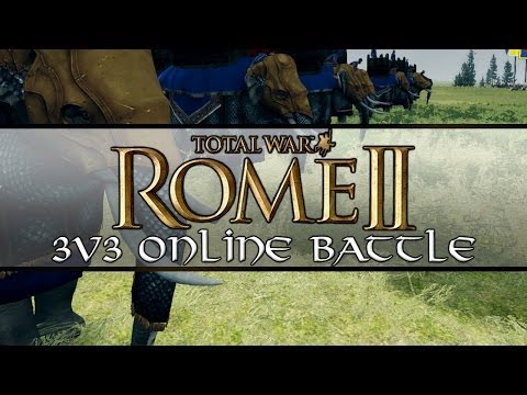{2} Rome 2 Total War | 3v3 Online Battle | w/ Dub_R & snowhood42o