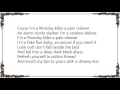 Kinky - Monday Killer Lyrics