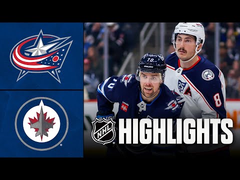 NHL Highlights | Blue Jackets vs. Jets | November 18, 2025