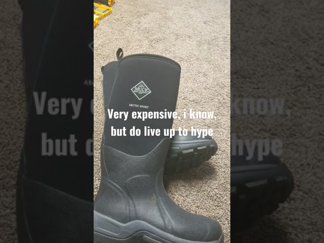 Vídeo relacionado con Muck Boots Arctic Ice Tall Agat Wellingtons para hombre, Black, 39.5 EU