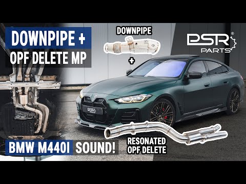 BMW M440i G26 DCE Parts Resonated Midpipe w/ 200Cell Downpipe - Best of Both Worlds! Great B58 SOUND