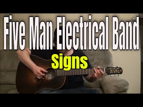 Five Man Electrical Band - Signs - Fingerpicking Guitar Cover