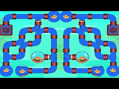 Save the Fish Game || Pull the Pin || All Levels 981-990 fishdom ##92