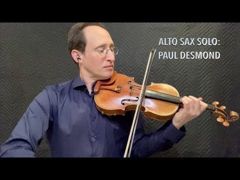 Dave Brubeck's "Kathy's Waltz" for violin - Evan Price