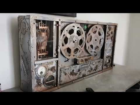 Steampunk Tonbandgerät