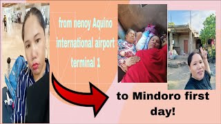 From ninoy Aquino international airport terminal 1 to first day my province Mindoro!