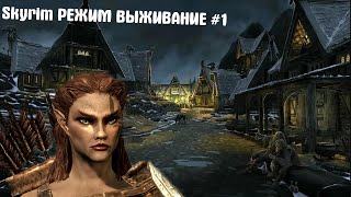 Skyrim РЕЖИМ ВЫЖИВАНИЕ ➤ Замерз, проголодался и спать хочу #1