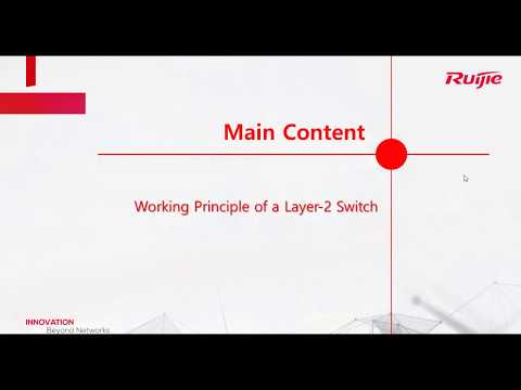Ruijie RCNA 2020 Course - 05 Working Principle of a Layer 2 Switch