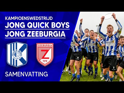 Samenvatting Quick Boys - Zeeburgia | Kampioenswedstrijd Onder 21