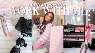 A Real Work Day in My Life as a Content Creator💻 | Editing, Filming, + Masterclass | Lauren Norris