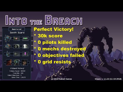 Into the Breach: 30k Perfect Victory Hard (Zenith Guard)