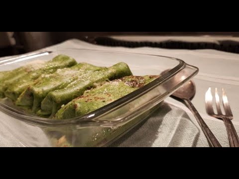 Crepes Verdi agli Spinaci e Ricotta