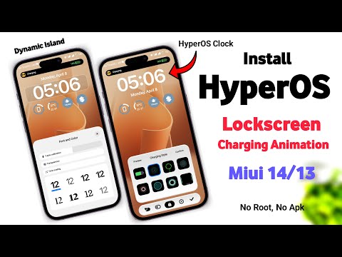 Xiaomi HyperOS Lockscreen In Miui 14/13 Any Redmi Xiaomi & Poco Devices | No Root ✅ No Apk ✅