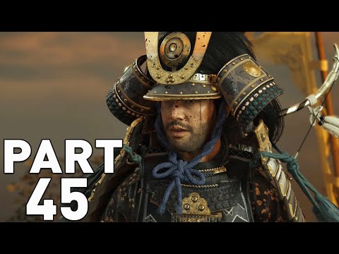 GHOST OF TSUSHIMA Walkthrough Gameplay Part 45 - A MESSAGE IN FIRE (PS4 PRO)
