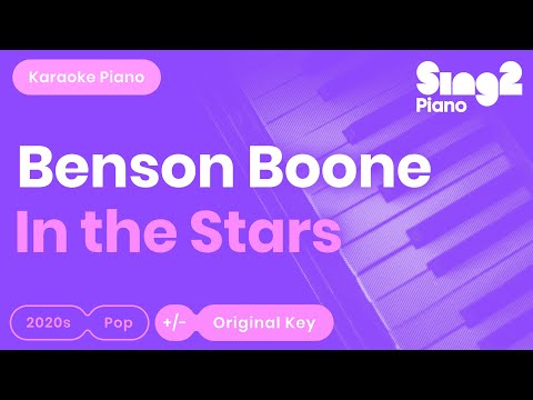 Benson Boone - In The Stars (Piano Karaoke)